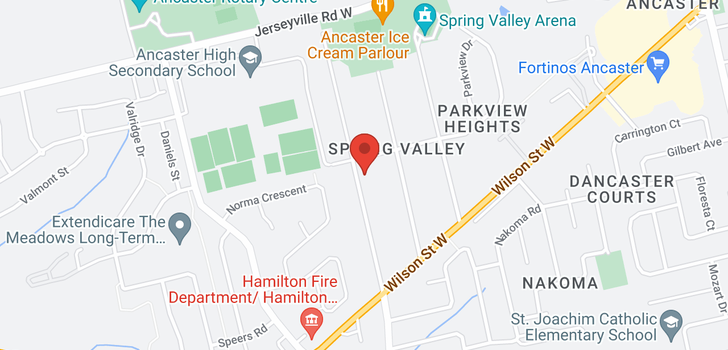 map of 137 VALLEYVIEW Drive